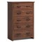 Tall Storage Dresser with 5 Slide Out Drawers and Smooth Metal Slide Rail Perfect for Any Room